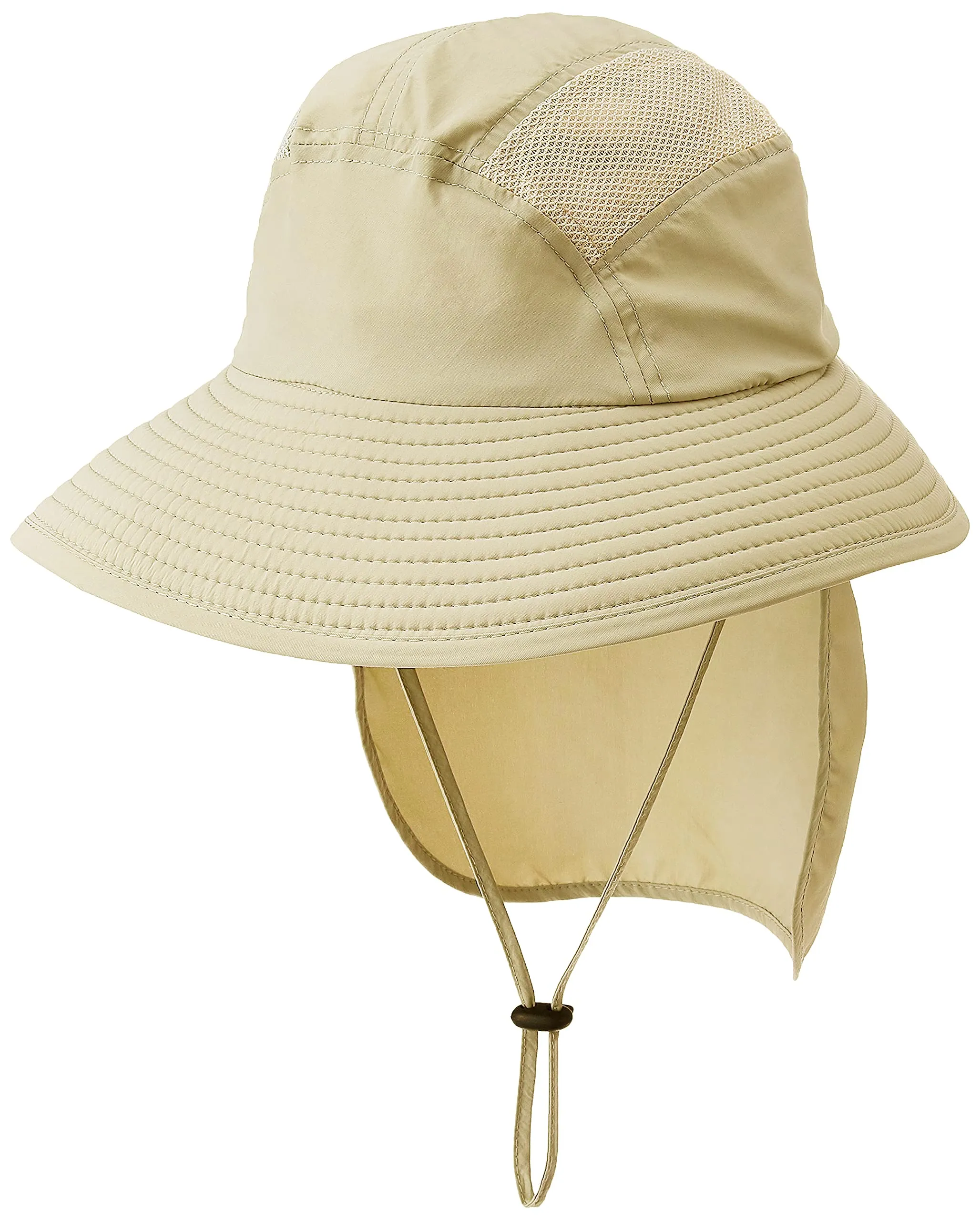 UPF 50  Sun Protection Cap Wide Brim Fishing Hat with Neck Flap