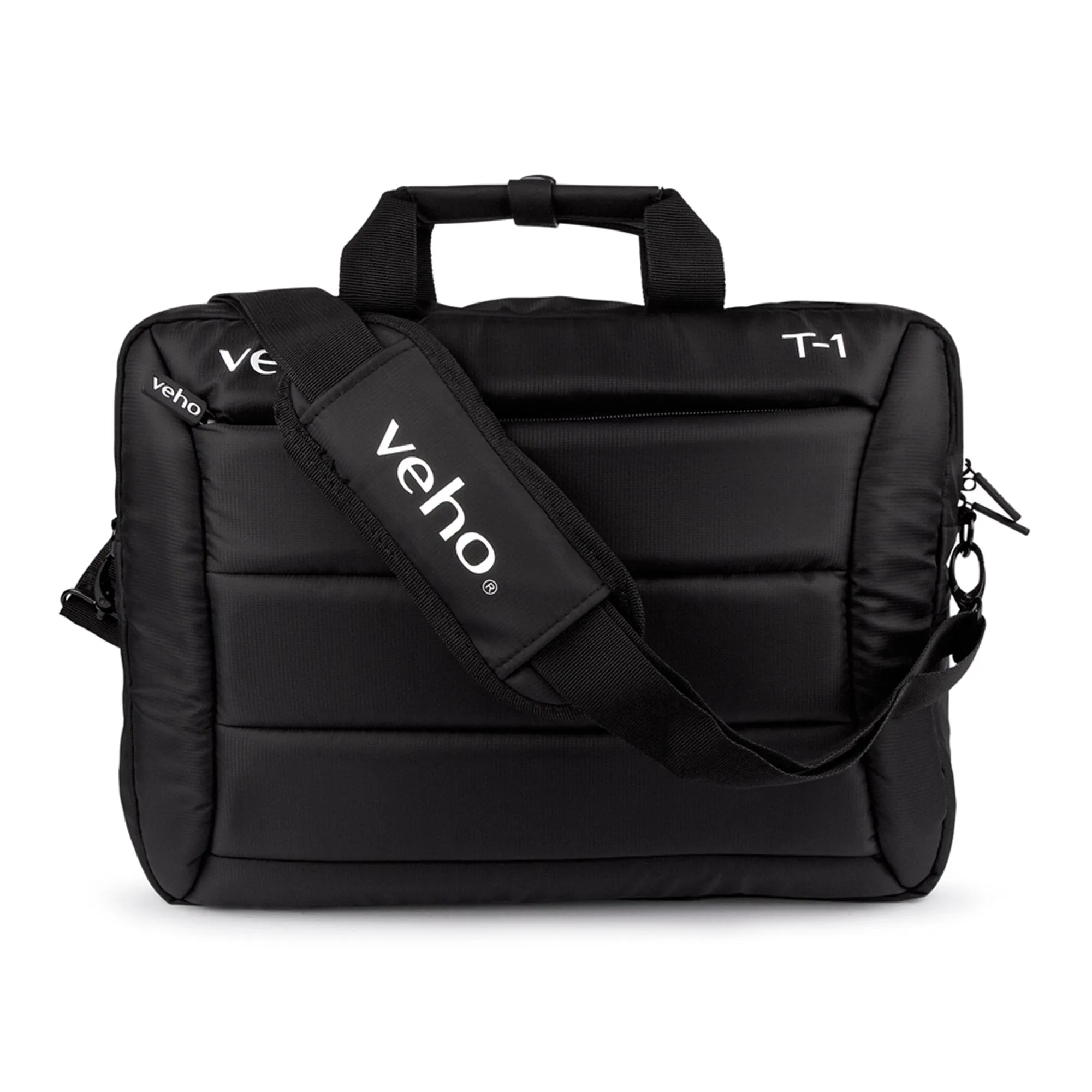 Veho T-1 Laptop Bag with Shoulder Strap for 15.6" Notebooks/10.1" Tablets – Black