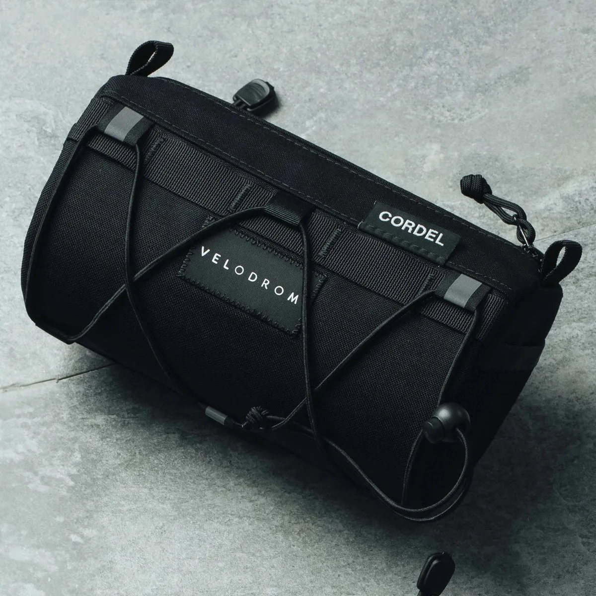 VELODROM by Cordel Durum Handlebar Bag - Classic Graphic Black