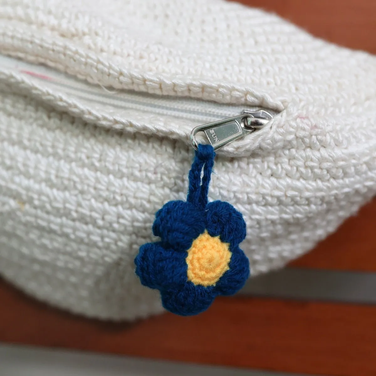 White Crochet Fanny Pack Bag