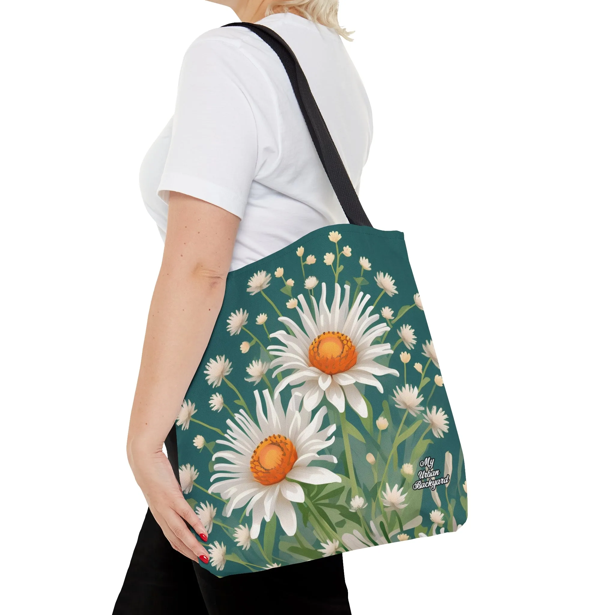 White Flowers, Tote Bag for Everyday Use - Durable and Functional