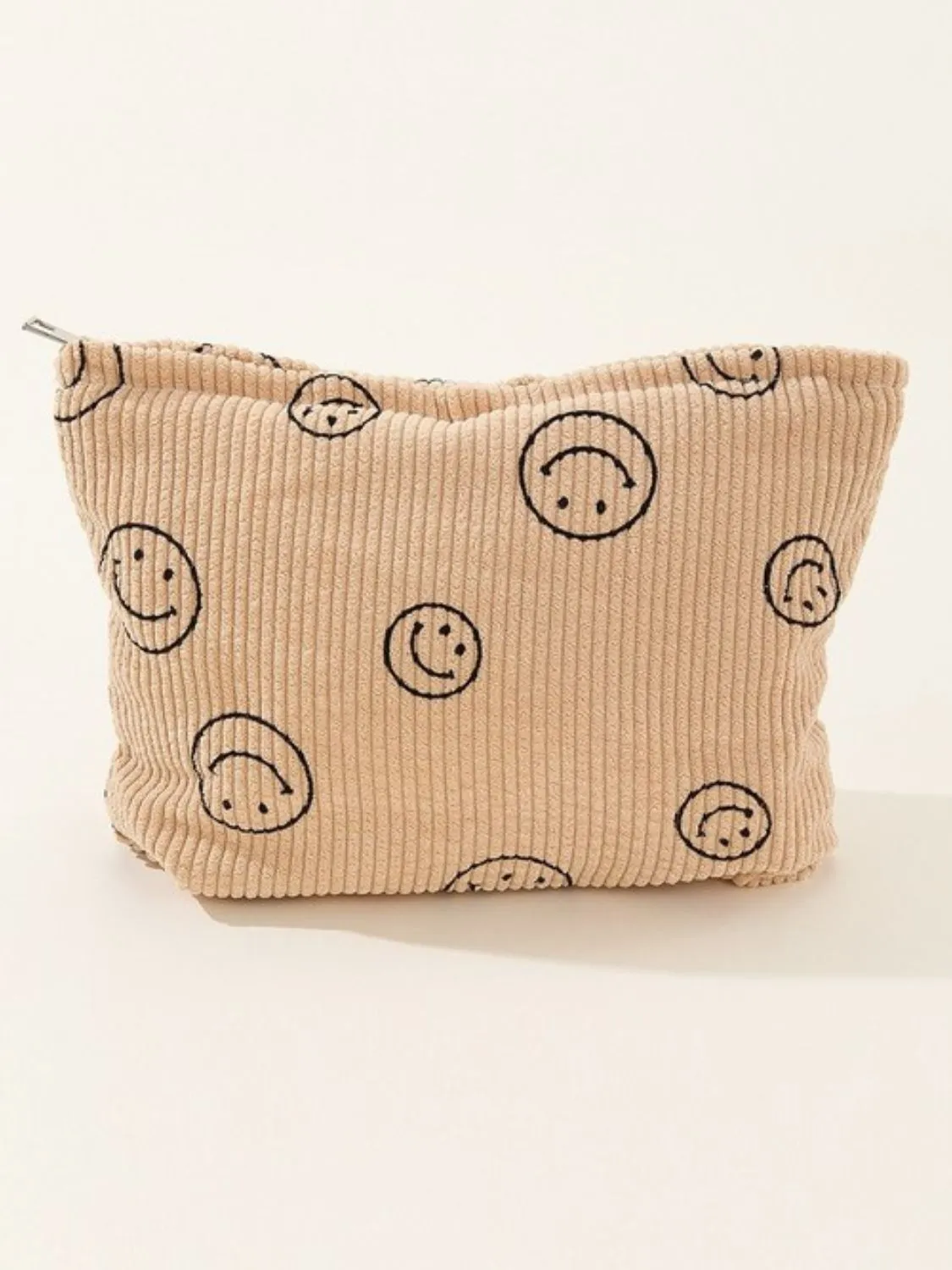 Zenana Corduroy Smile Clutch Bag